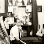 Yamuna and Jayananda listening to Prabhupada's lecture