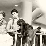 Janaki taking Prabhupada's ticket away