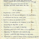 List of offences to avoid