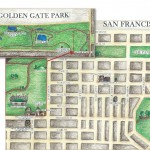 Map of SF c. 1967 by Radha