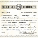 Yamuna's Marriage Certificate
